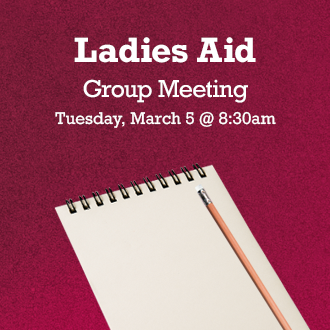 Ladies Aid Meeting